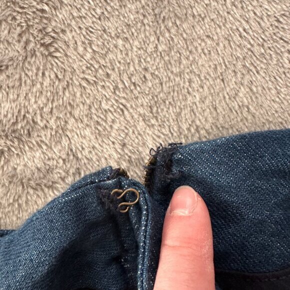 Reiss Super Wide Leg Trouser Jeans Women's US size 10 Belted High Rise - Picture 4 of 11